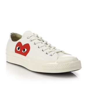 CdG PLAY x Converse Unisex Chuck Taylor All Star Peek-A-Boo Low-Top Sneakers